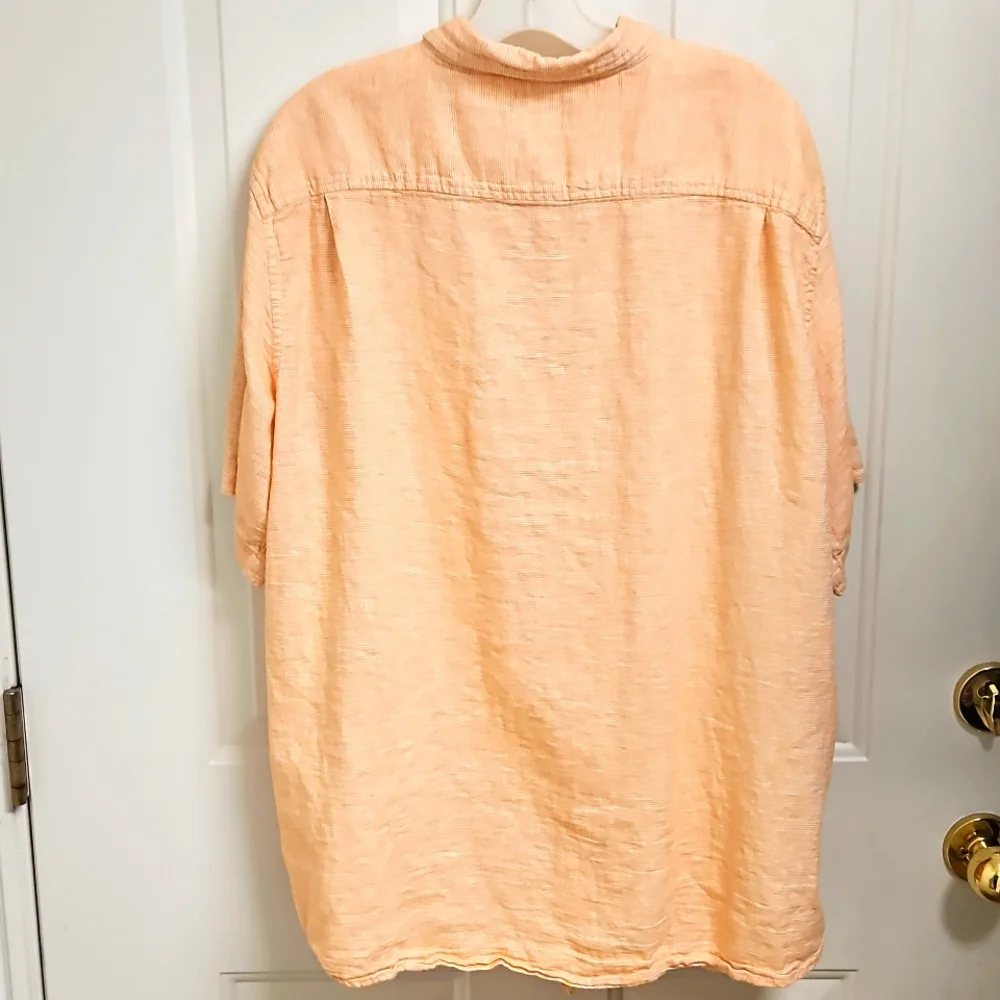 Weatherproof Vintage Washable Linen Buttondown Shirt - Picture 3 of 5